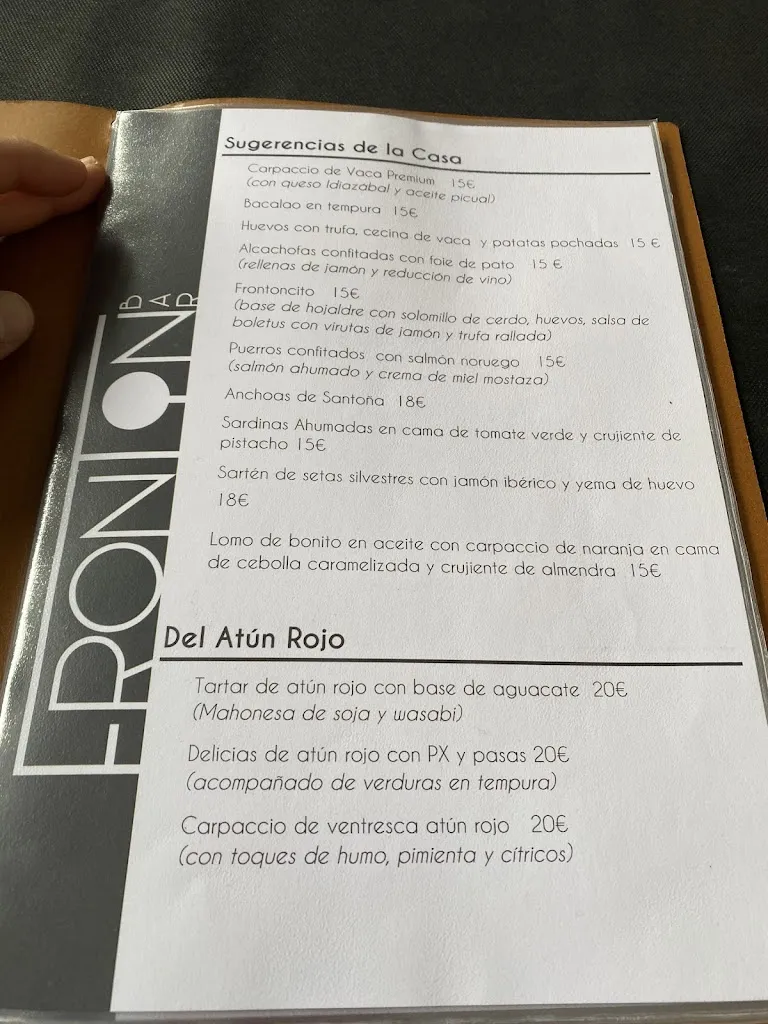 Menu_Bar Frontón Cantalejo_Cantalejo_image_1