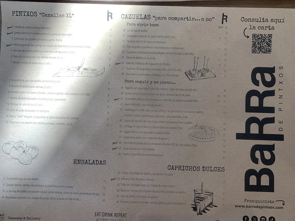 Menu_BaRRa de Pintxos ECI El Bercial_Bercial_image_2