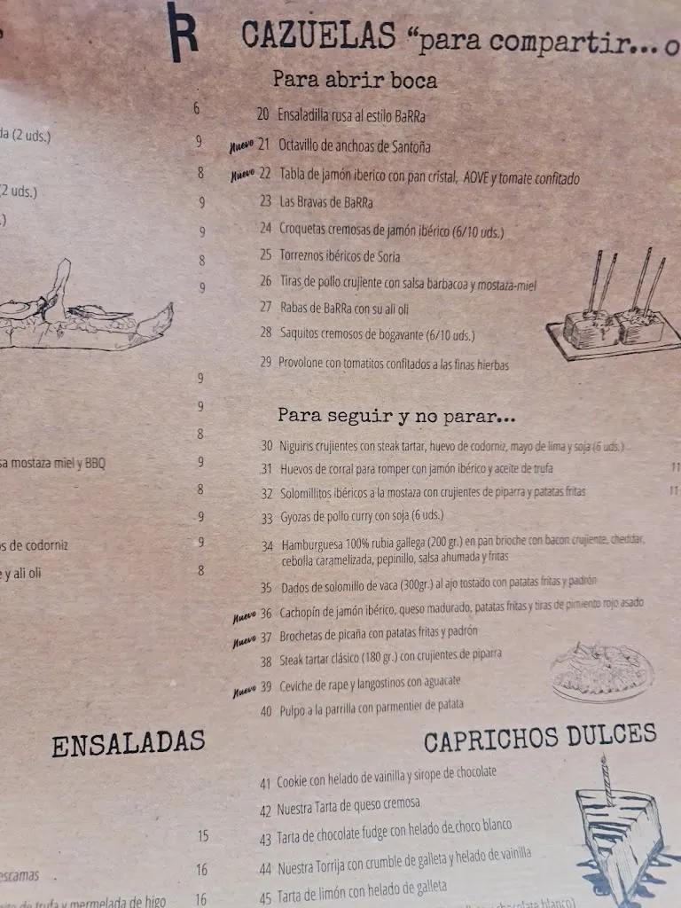 Menu_BaRRa de Pintxos ECI El Bercial_Bercial_image_4