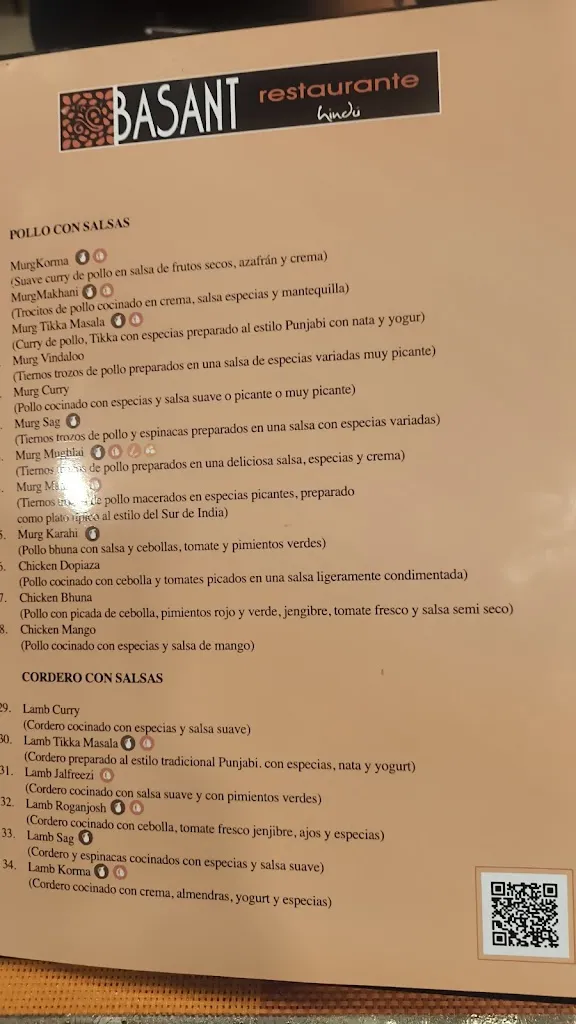 Menu_Basant Indian Restaurant_Bercial_image_1