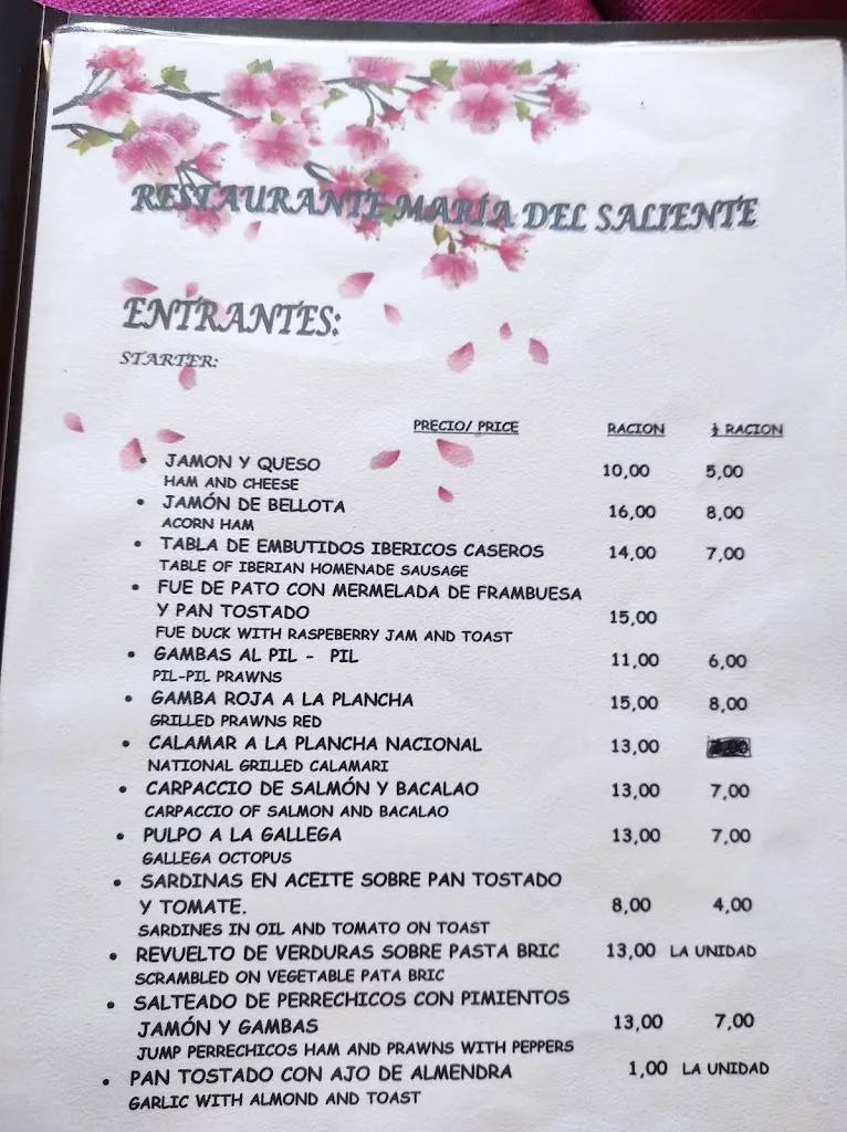 Menu_Restaurante Maria Del Saliente_Albox_image_1