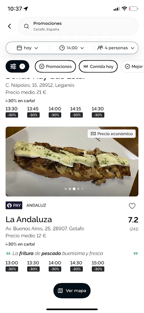 Yesica Ramos González_La Andaluza Getafe_Bercial_review