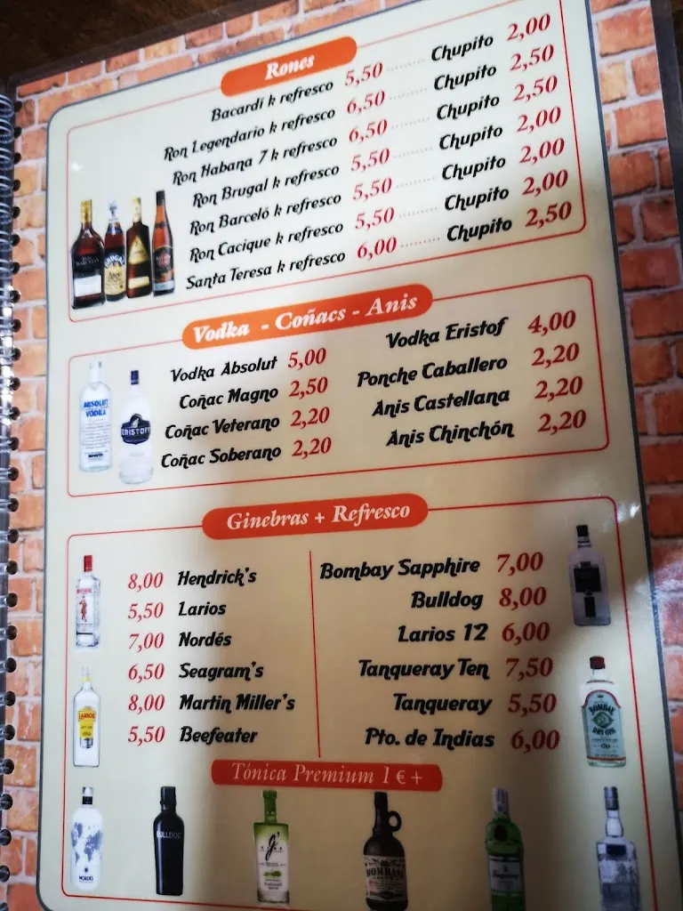 Menu_Bar Restaurante El Rincón del Abuelo_Bercial_image_1