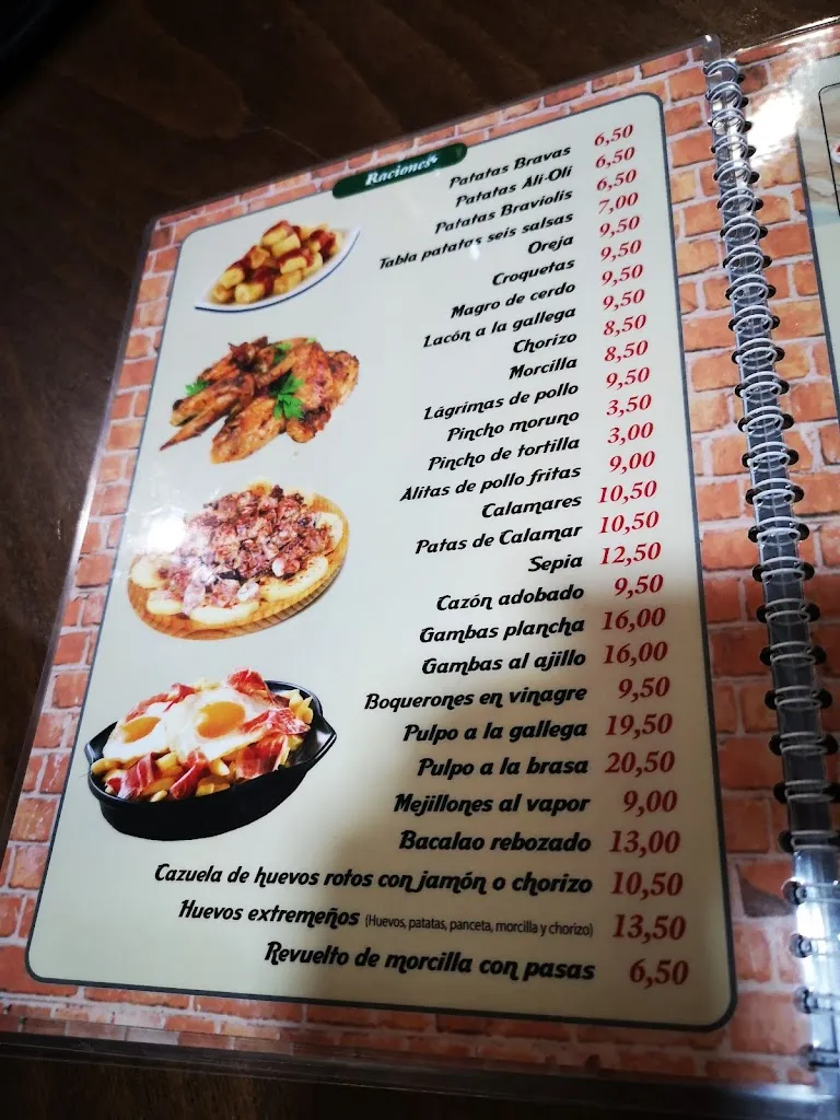 Menu_Bar Restaurante El Rincón del Abuelo_Bercial_image_2