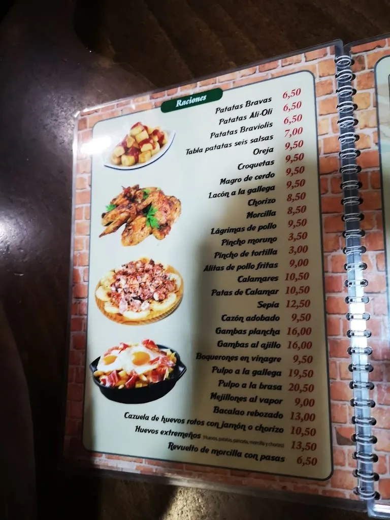 Menu_Bar Restaurante El Rincón del Abuelo_Bercial_image_4