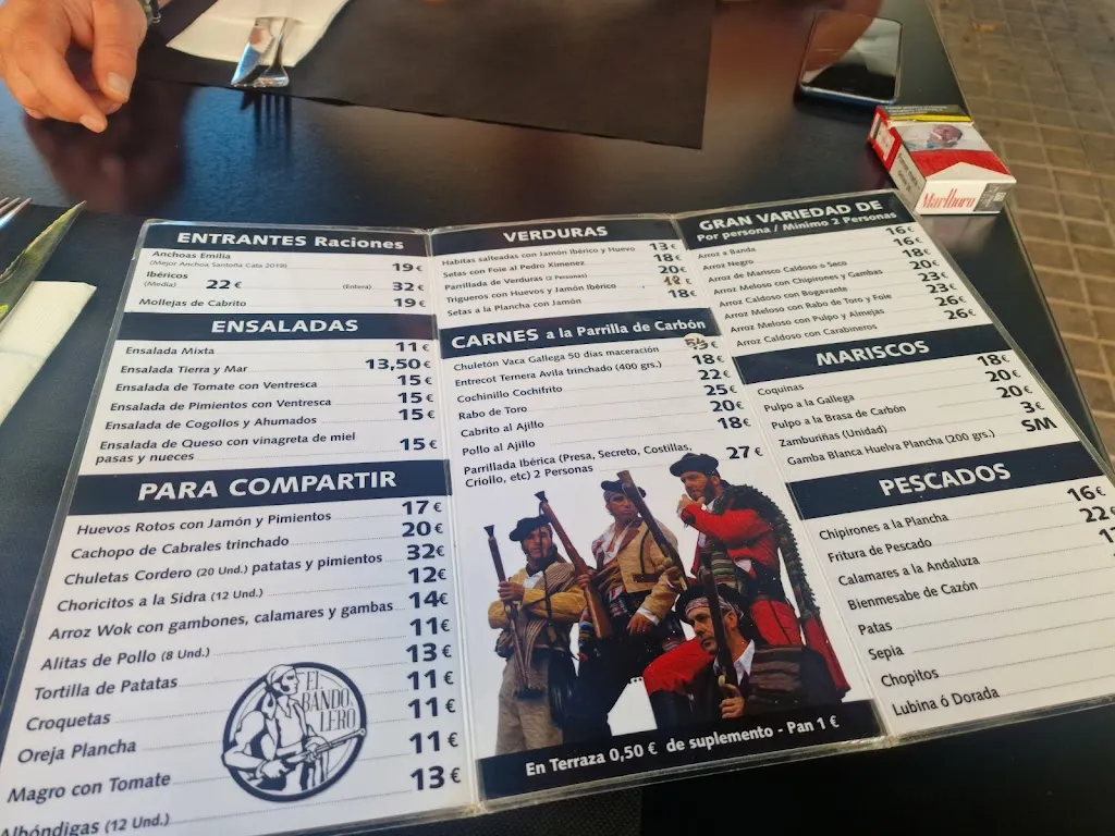 Menu_Taberna El BANDOLERO_Bercial_image_4