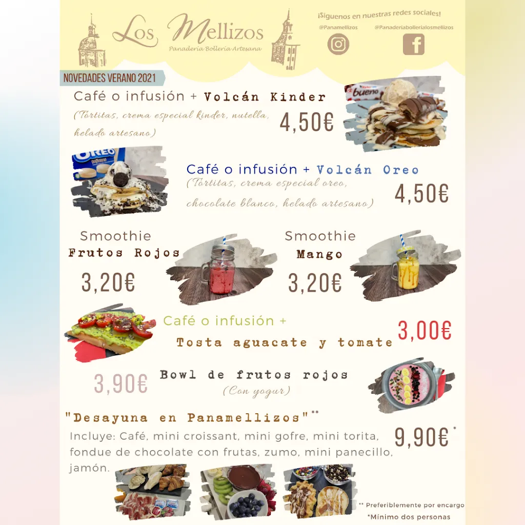 Menu_Panadería pastelería 