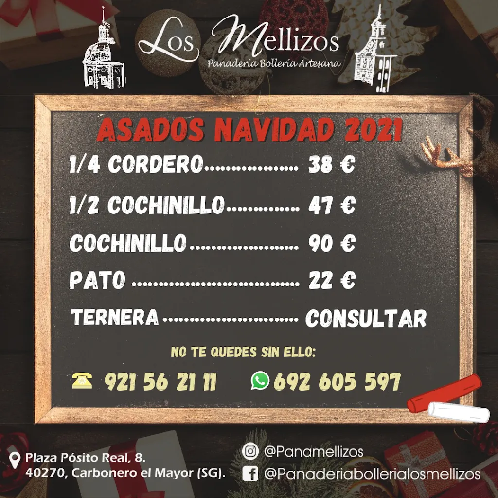 Menu_Panadería pastelería 