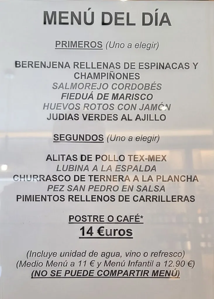 Menu_Área de Servicio El Soto. Restaurante y Alojamiento_Castillejo de Mesleón_image_1
