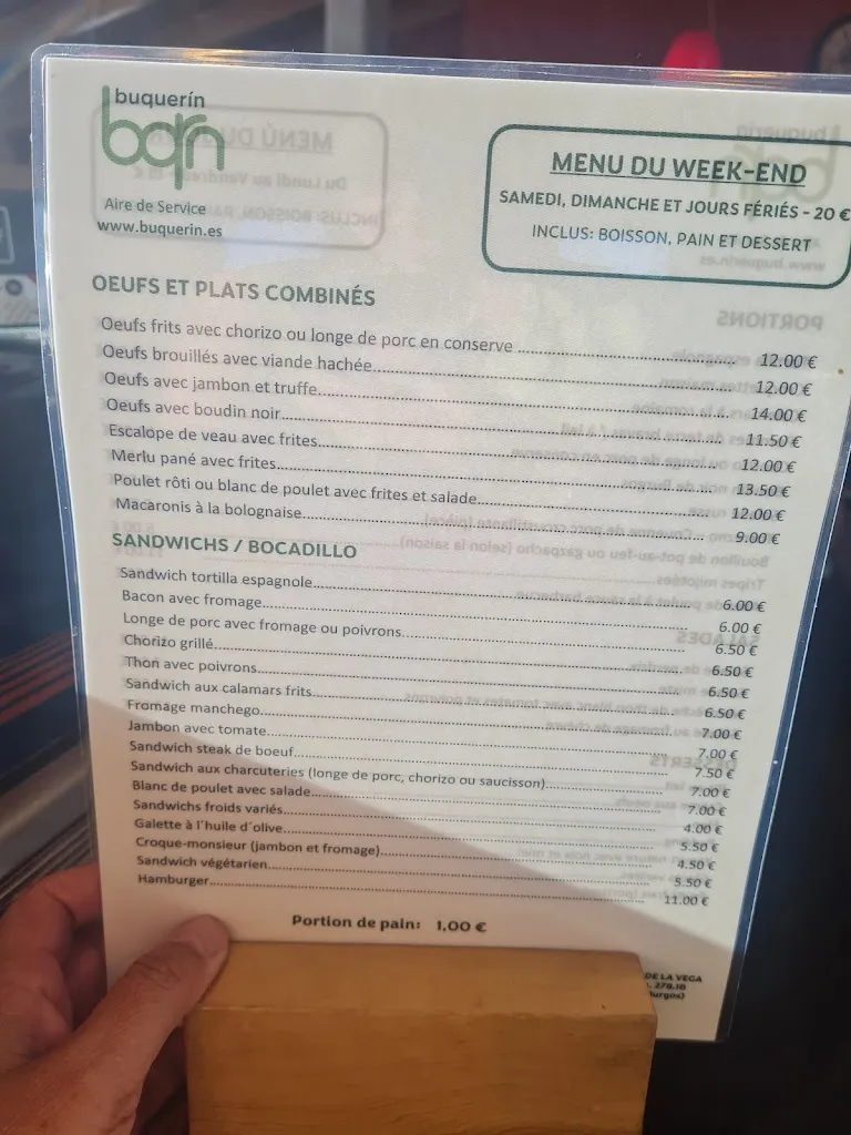 Menu_Restaurante Buquerin_Castillejo de Mesleón_image_2