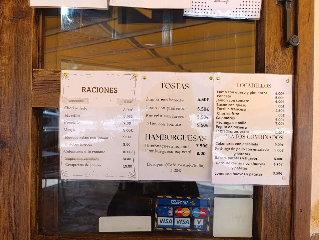 Menu_Restaurante La Fragua_Castillejo de Mesleón_image_3