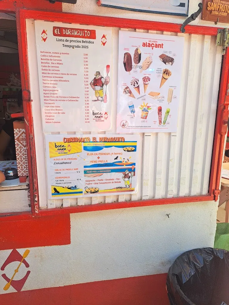 Menu_Chiringuito El Duranguito Hoces del Duratón_Cobos de Fuentidueña_immagine_1