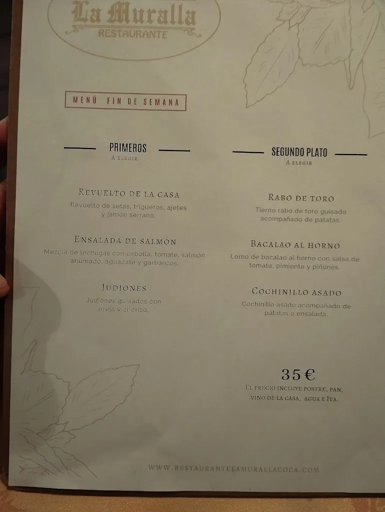 Menu_Bar-Restaurante la Muralla_Coca_image_1