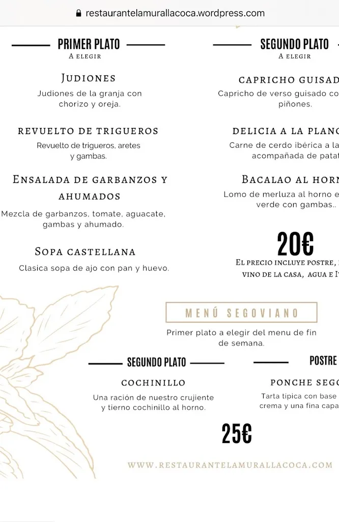 Menu_Bar-Restaurante la Muralla_Coca_image_4