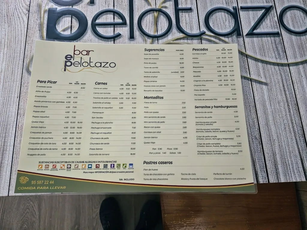 Menu_The Big Ball_Escarabajosa de Cabezas_immagine_4