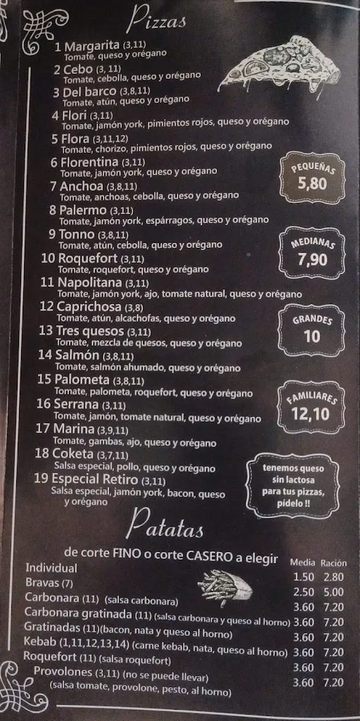 Menu_Pizzeria el Retiro_Escarabajosa de Cabezas_image_1