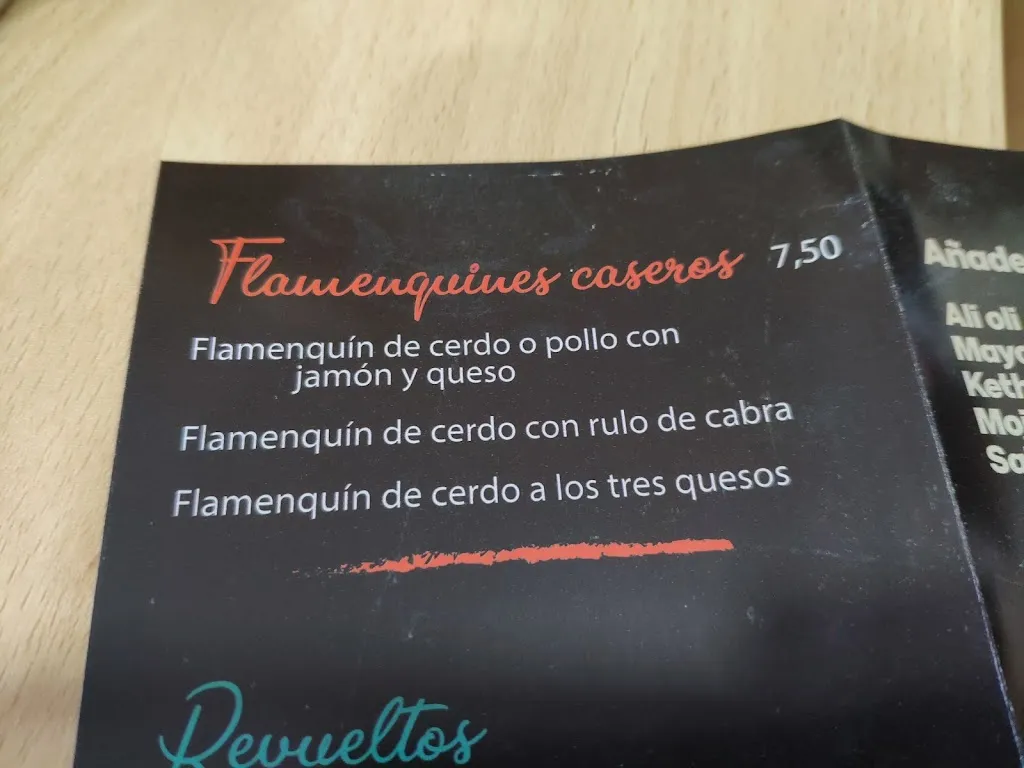 Menu_Sonora's Bar_Escarabajosa de Cabezas_image_1