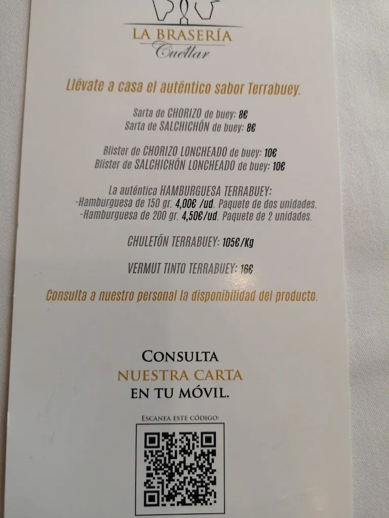 Menu_La Brasería de Cuéllar_Cuéllar_image_3