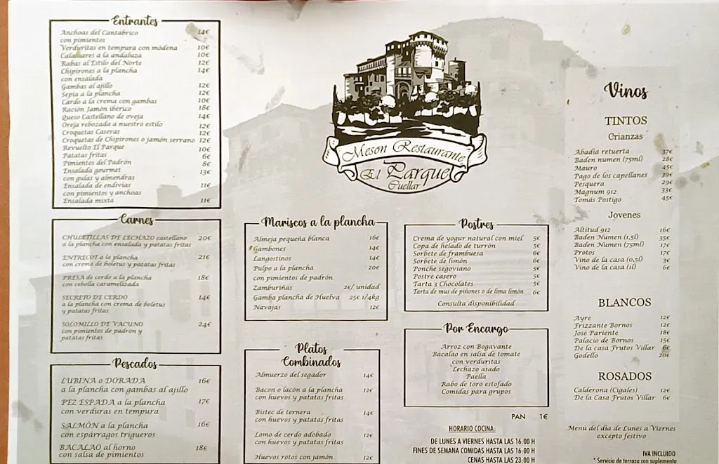 Menu_Restaurante El Parque_Cuéllar_image_4