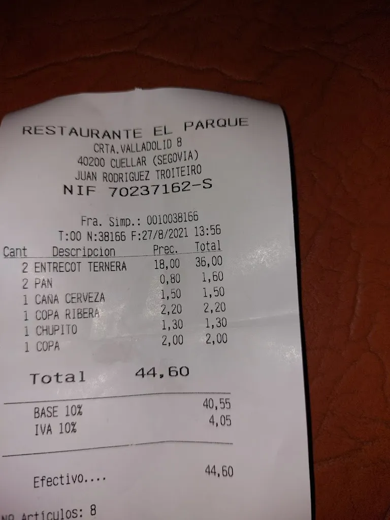 Lloque Pu_Restaurante El Parque_Cuéllar_review