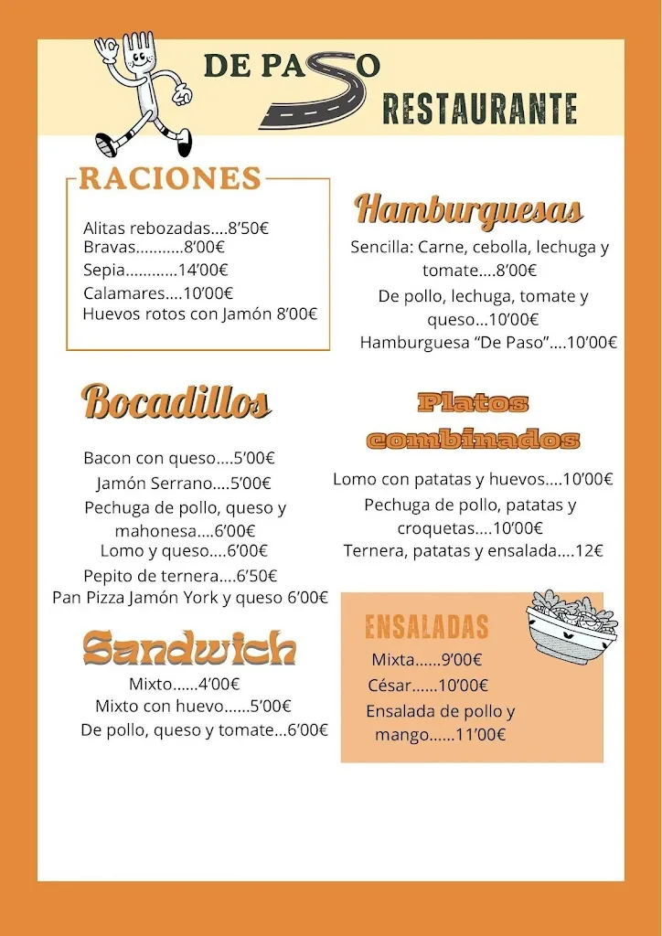 Menu_Restaurante De Paso_Espirdo_image_1