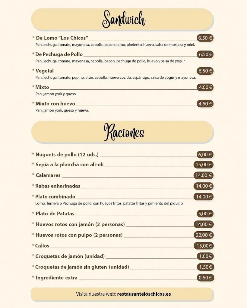 Menu_Restaurante Asador Los Chicos_Fuente el Olmo de Íscar_image_1