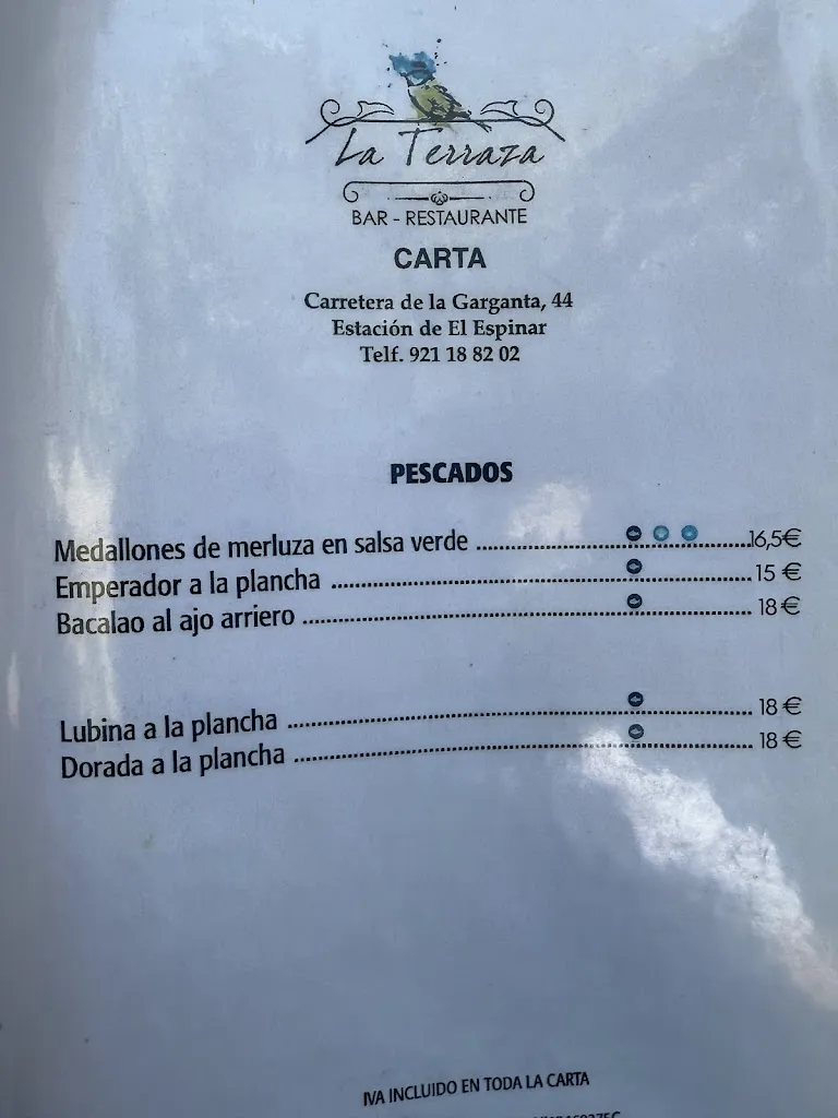 Menu_La Terraza del herrerillo_Espinar El_image_4