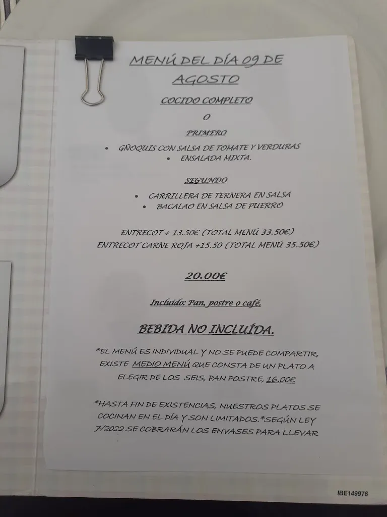 Menu_Hostal Restaurante Plaza_Espinar El_image_2
