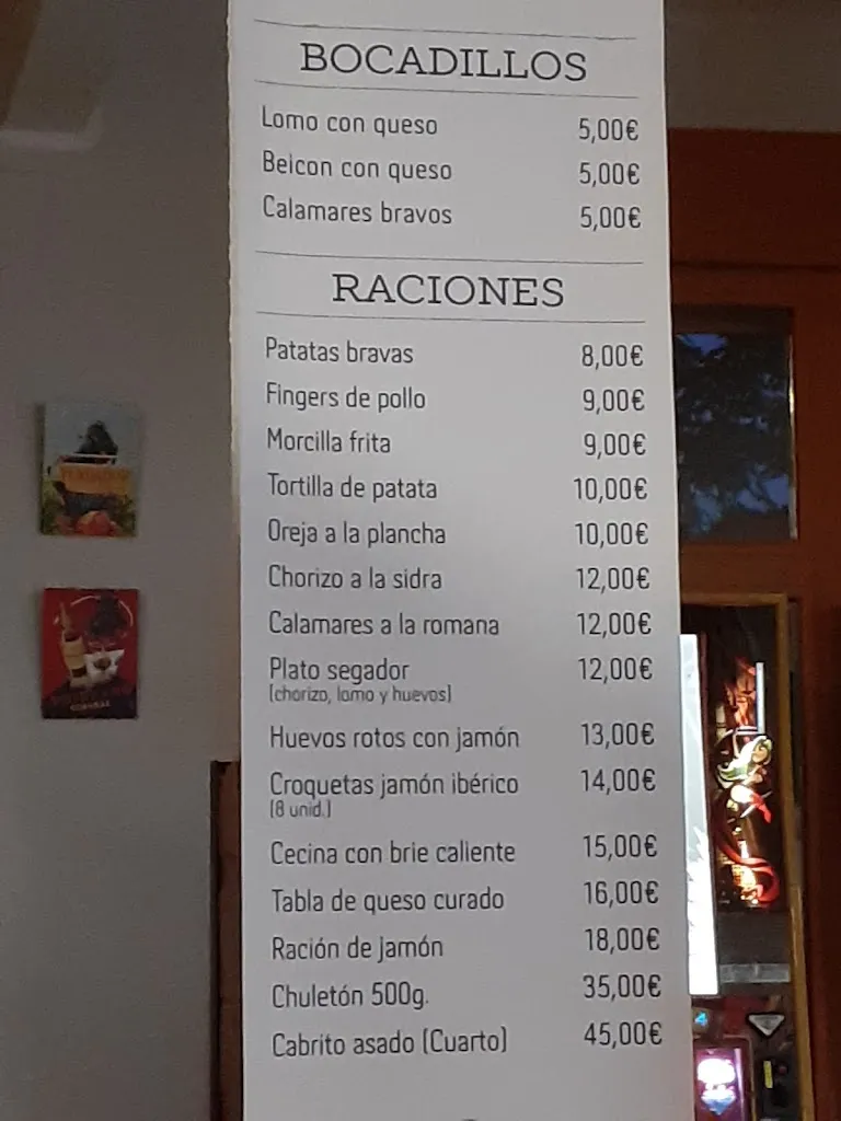 Menu_Bar Restaurante San Antonio El Espinar | Asociación_Espinar El_immagine_1