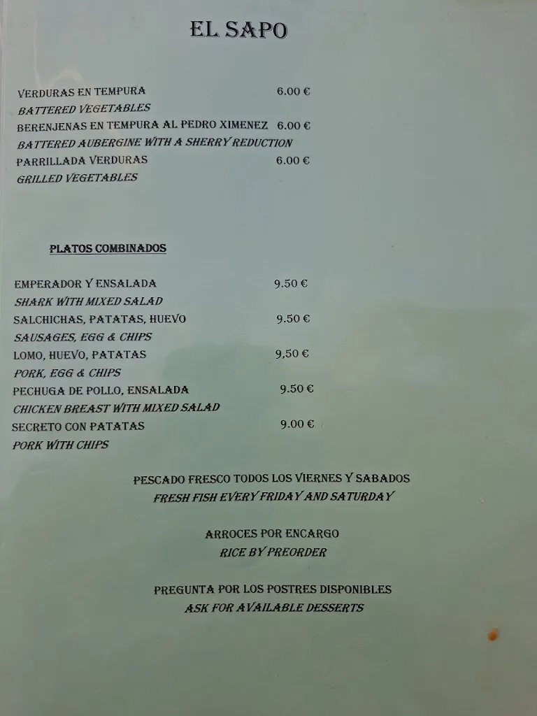 Menu_Bar El Sapo Albox_Albox_image_2