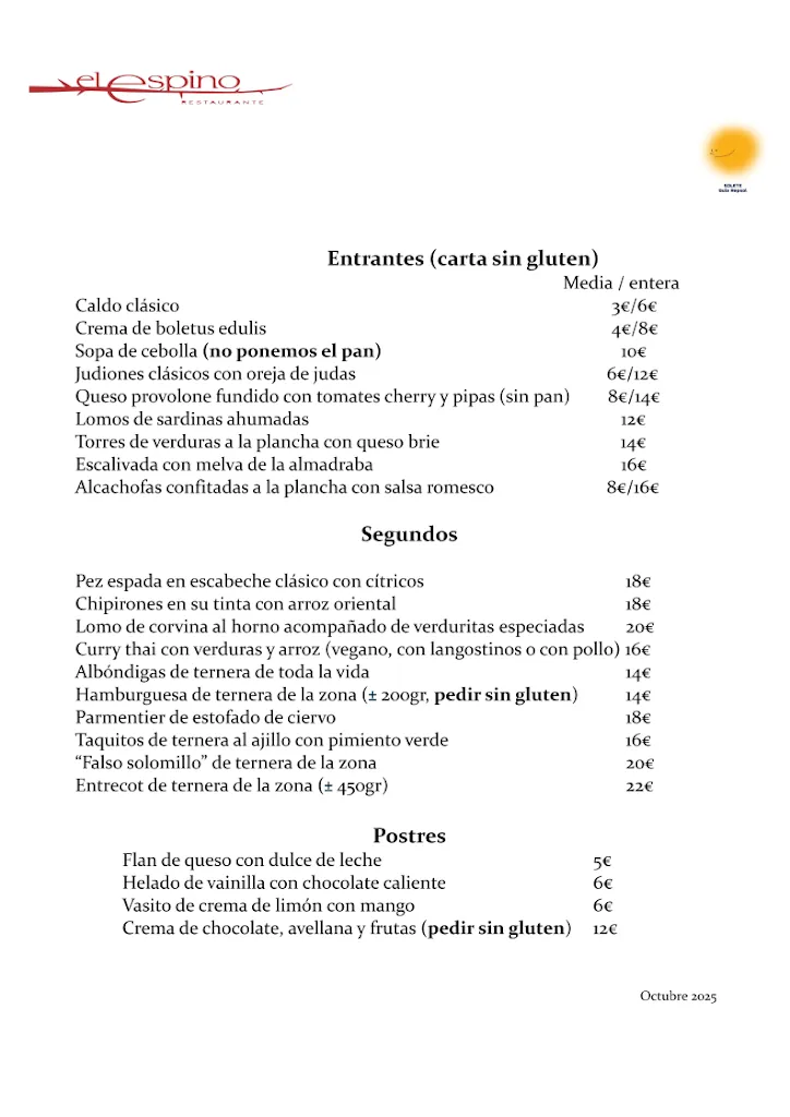 Menu_El Espino_Espinar El_image_2