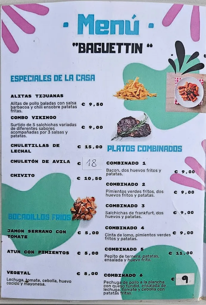 Menu_Restaurante Baguettin_Espinar El_immagine_4