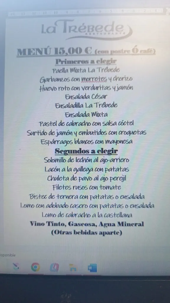 Menu_Restaurante La Trébede_Garcillán_image_4
