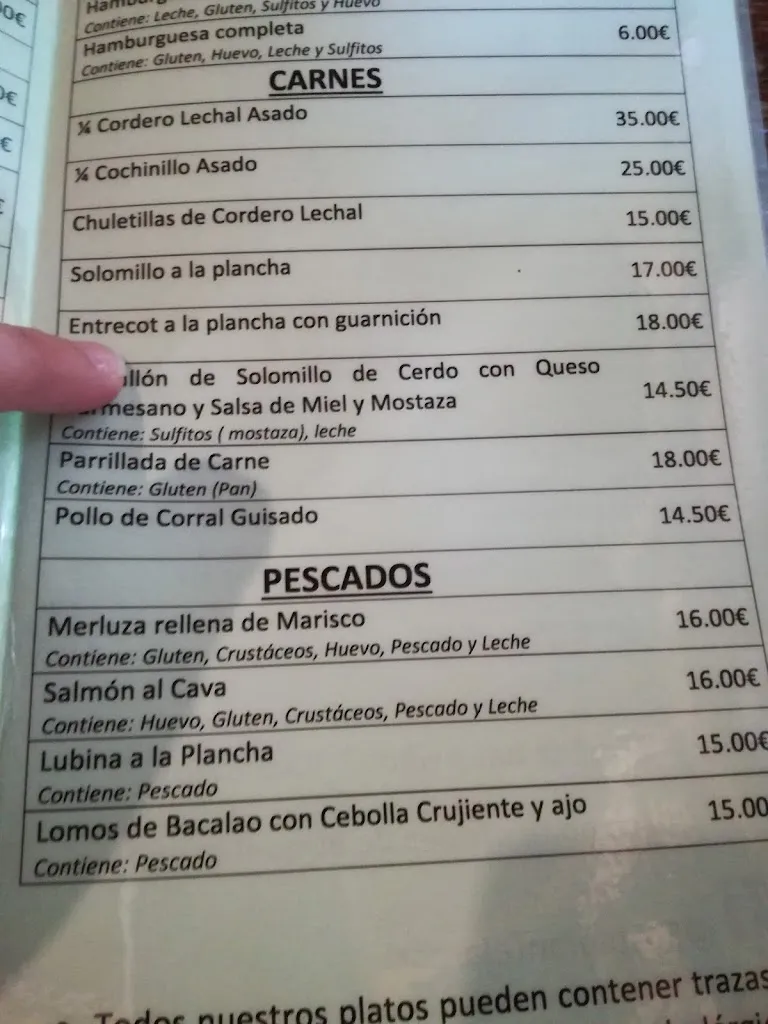 Menu_Jarpar Hostal S L_Grajera_image_3