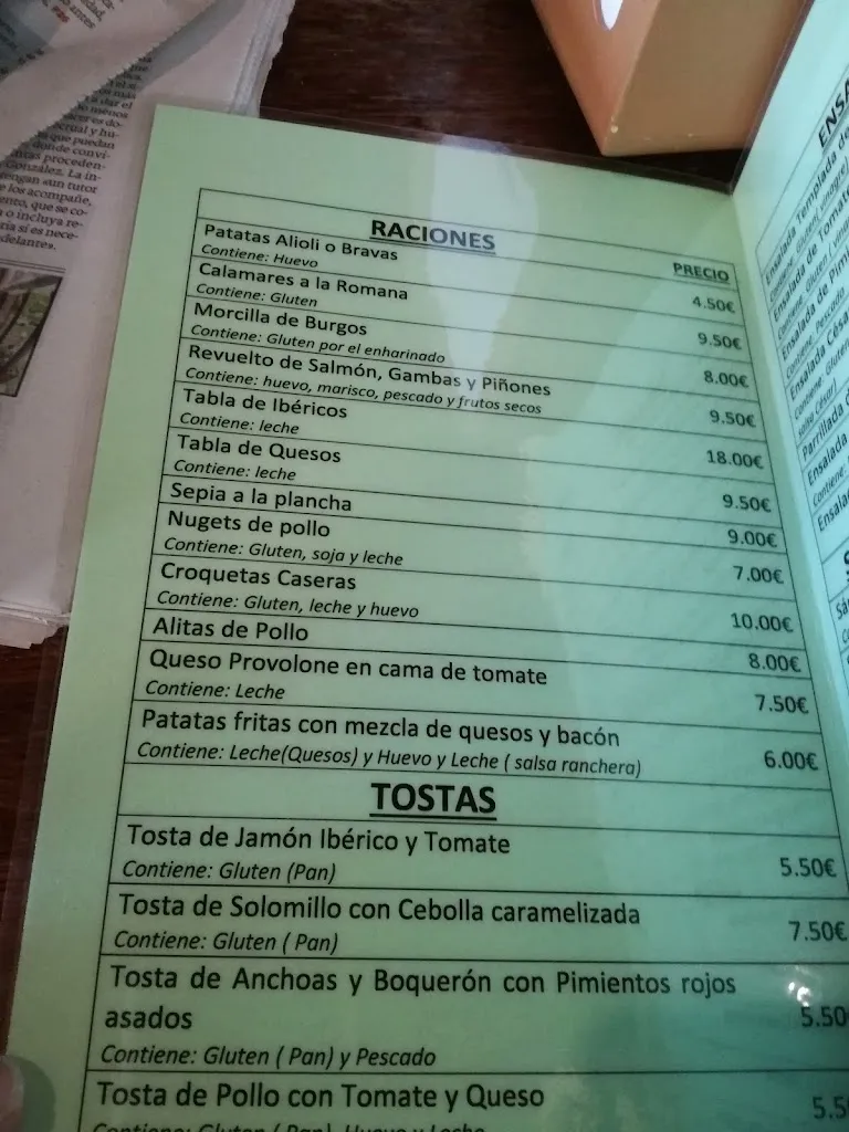 Menu_Jarpar Hostal S L_Grajera_image_4