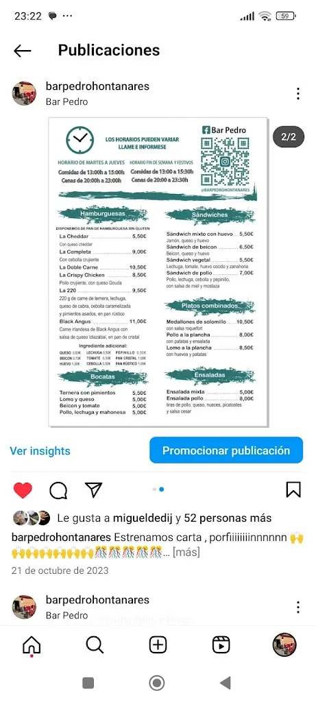 Menu_Bar Pedro. Perez Cuesta Hontanares Eresma SL_Hontanares de Eresma_image_2