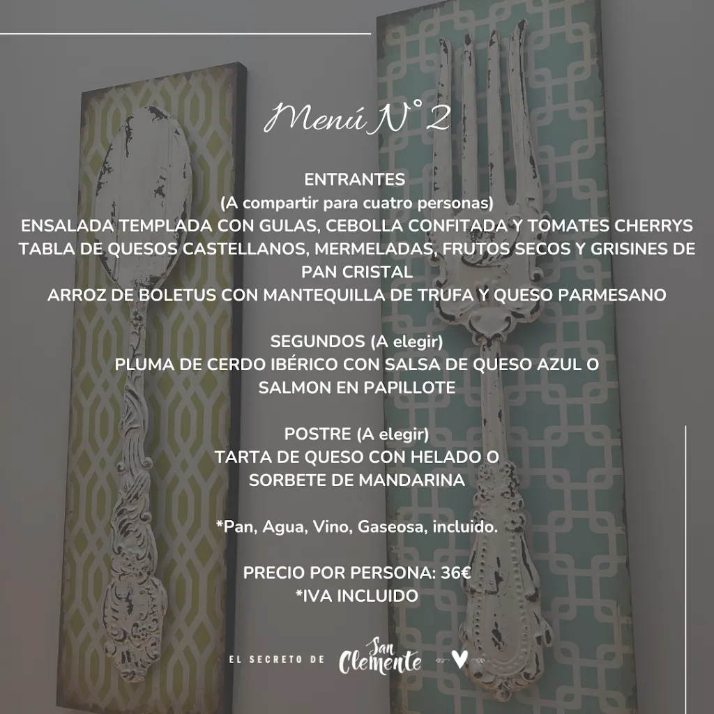 Menu_Restaurante El Secreto de San Clemente_Melque de Cercos_image_2