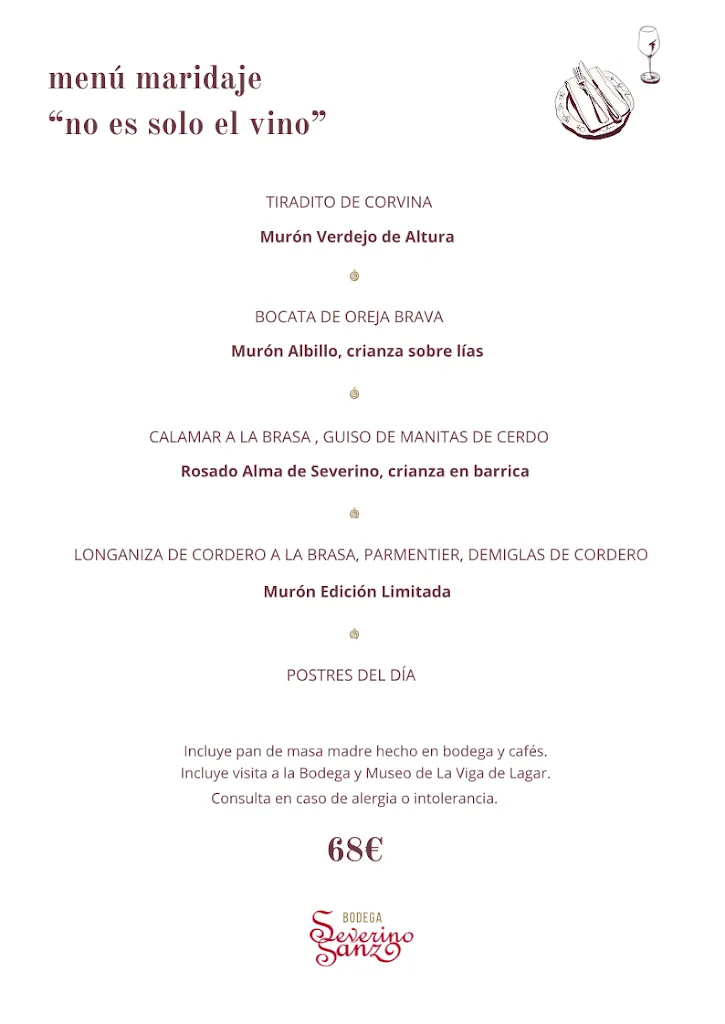 Menu_Severino Sanz - Bodega con Restaurante en Ribera del Duero_Montejo de la Vega de la Serrezuela_image_1
