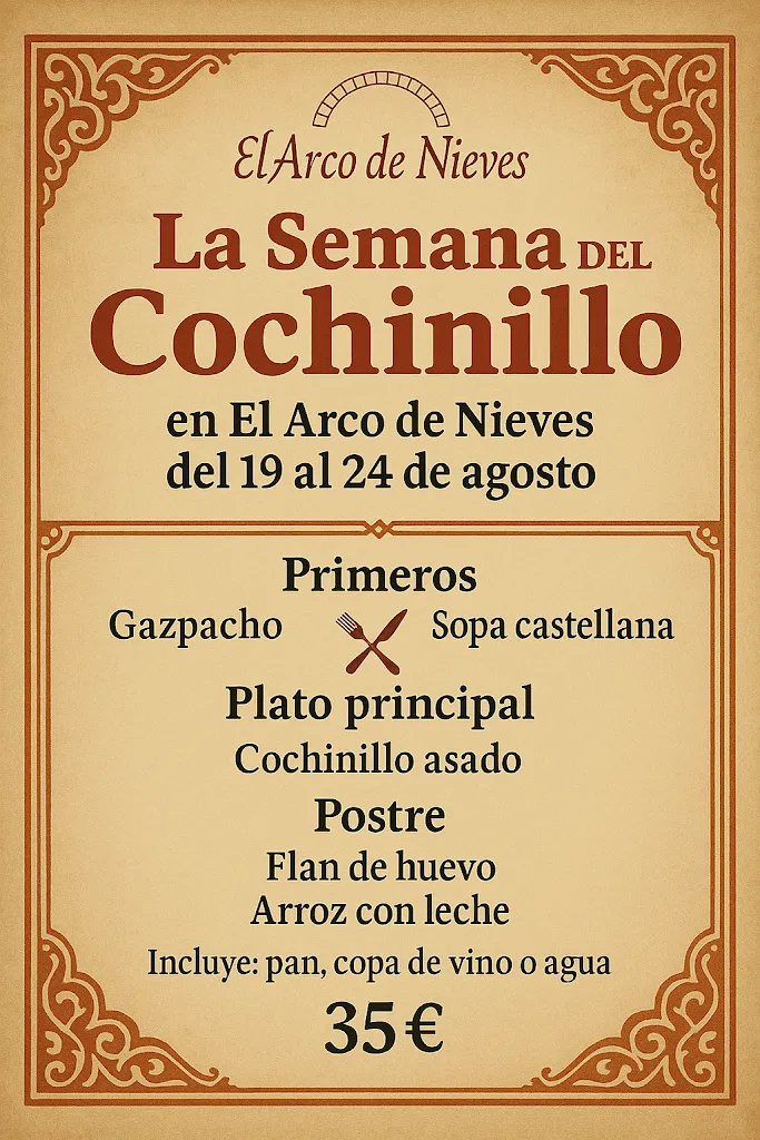 Menu_El arco de Nieves_Montejo de Arévalo_image_3