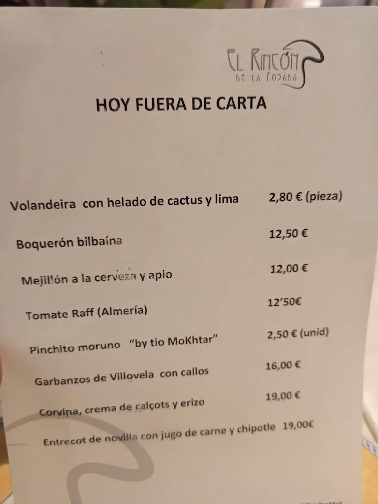 Menu_El Rincón de la Posada_Navafría_immagine_4