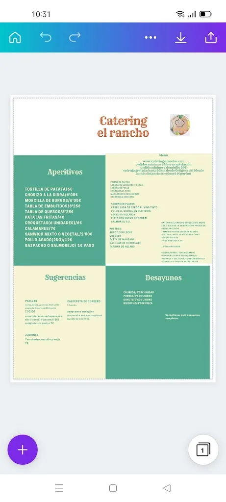 Menu_Catering El Rancho_Ortigosa de Pestaño_image_1