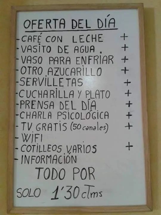 Menu_Chiringuito las Pistas Deportivas Ortigosa Del Monte._Ortigosa del Monte_image_2