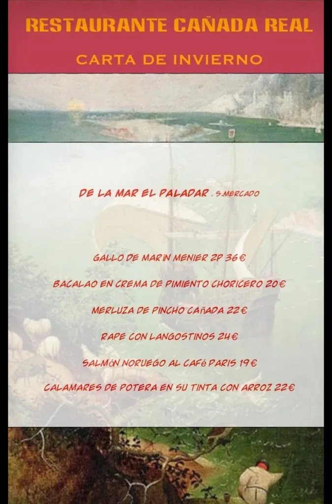 Menu_Restaurante Cañada Real_Prádena_image_1