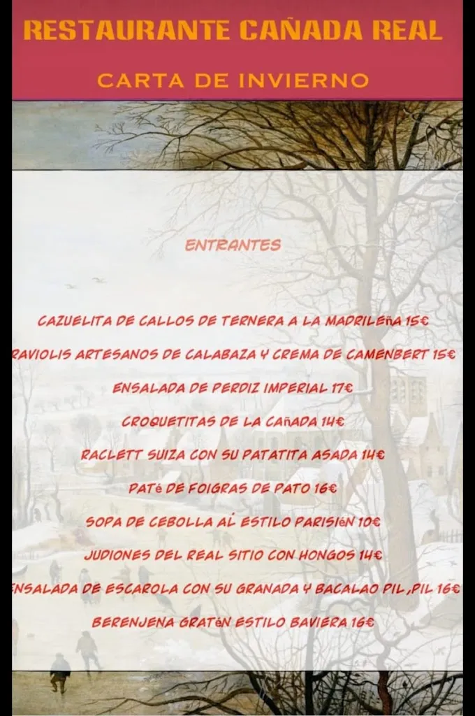 Menu_Restaurante Cañada Real_Prádena_image_3