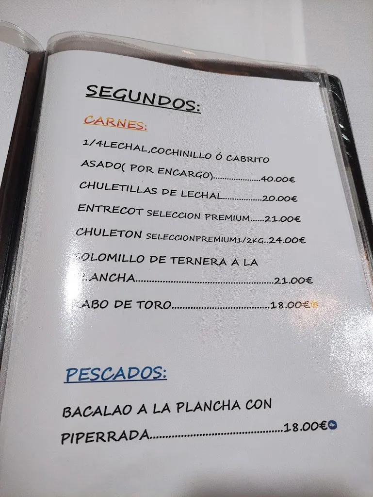 Menu_Mesón Las Columnas_Riaguas de San Bartolomé_image_1