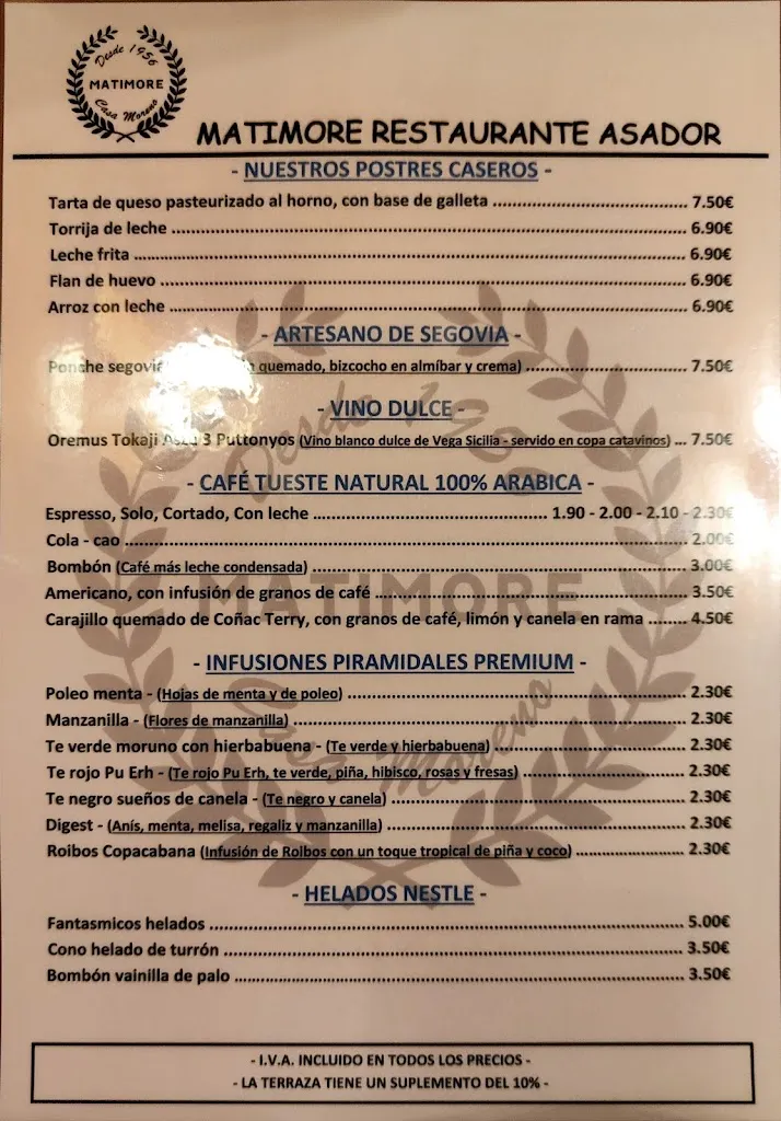 Menu_Matimore Casa Moreno_Riaguas de San Bartolomé_image_3