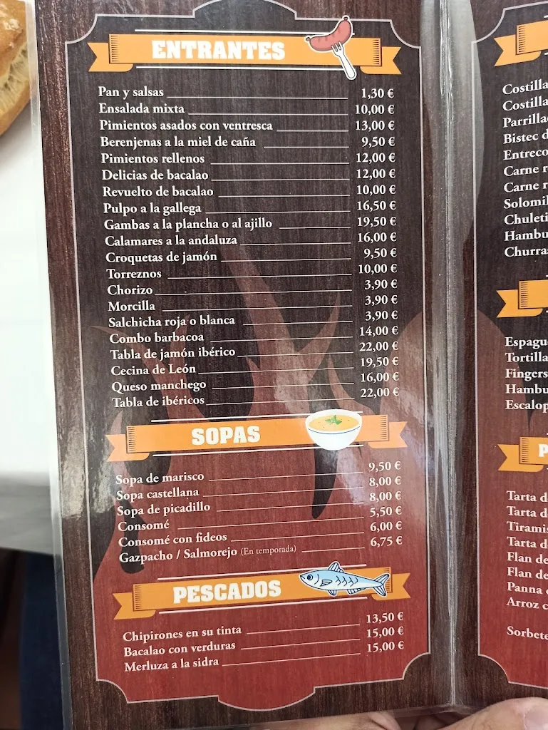 Menu_Las Costillas_Beires_image_4