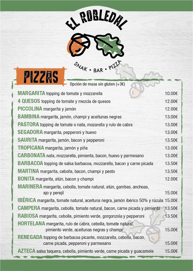 Menu_EL ROBLEDAL_San Cristóbal de Segovia_image_1