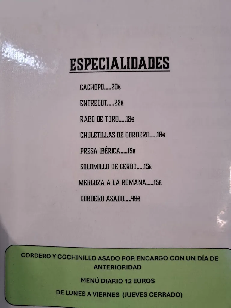 Menu_Bar Restaurante la Terraza_Santo Tomé del Puerto_image_4