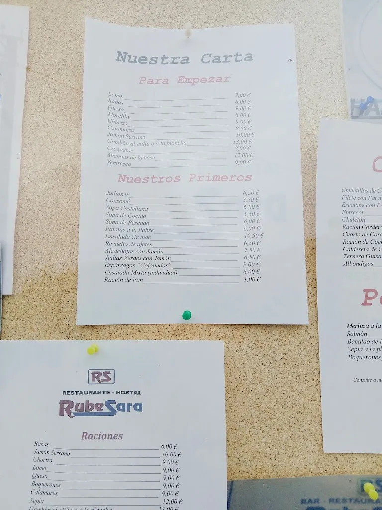Menu_Hostal Restaurante Rubesar_Santo Tomé del Puerto_image_1
